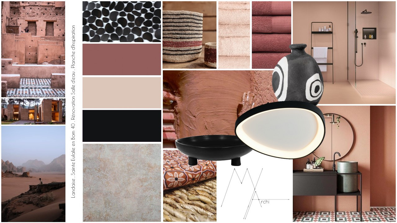 Rénovation d'une salle d'eau . Sainte Eulalie en Born