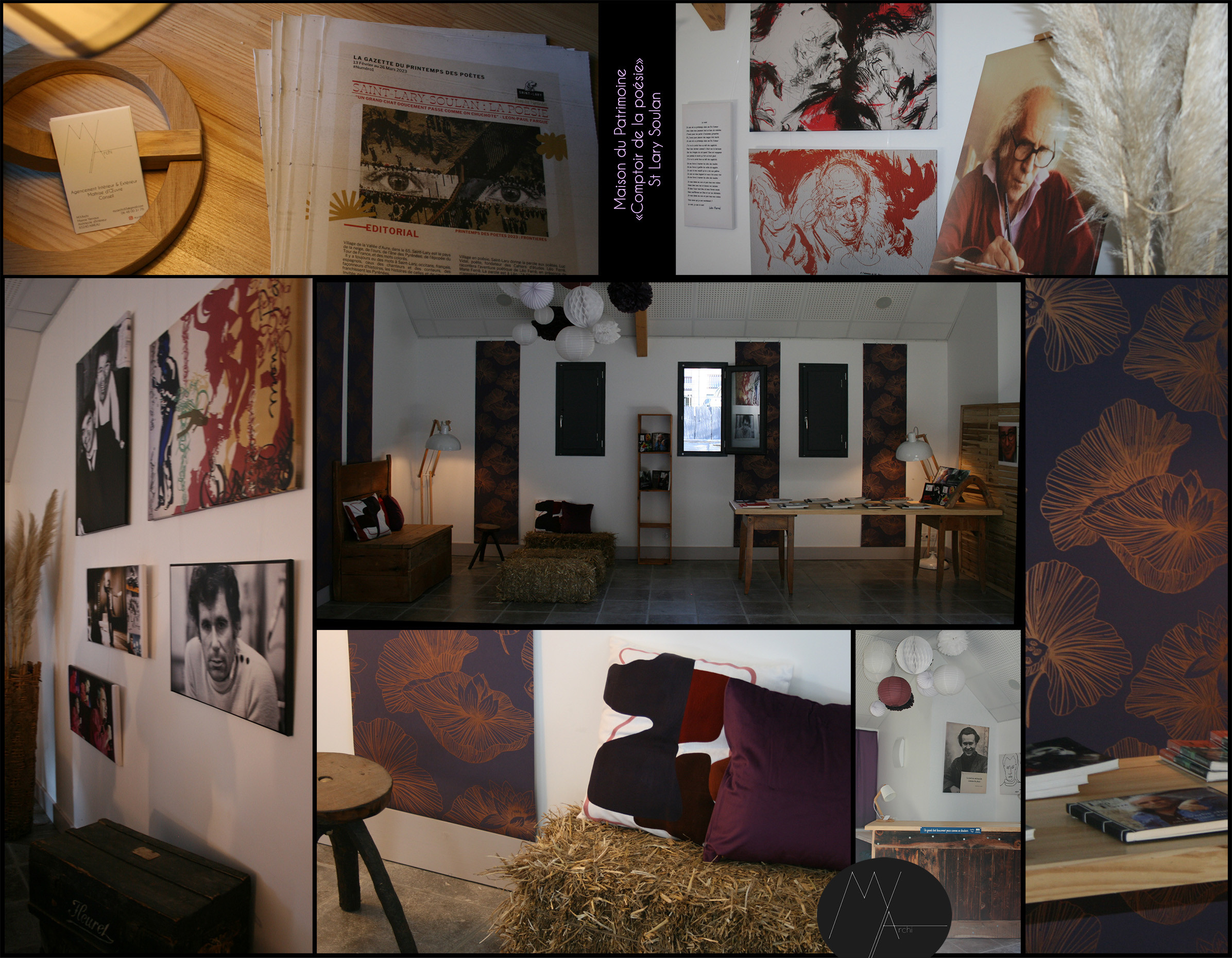 Installation éphémère . Saint Lary Soulan