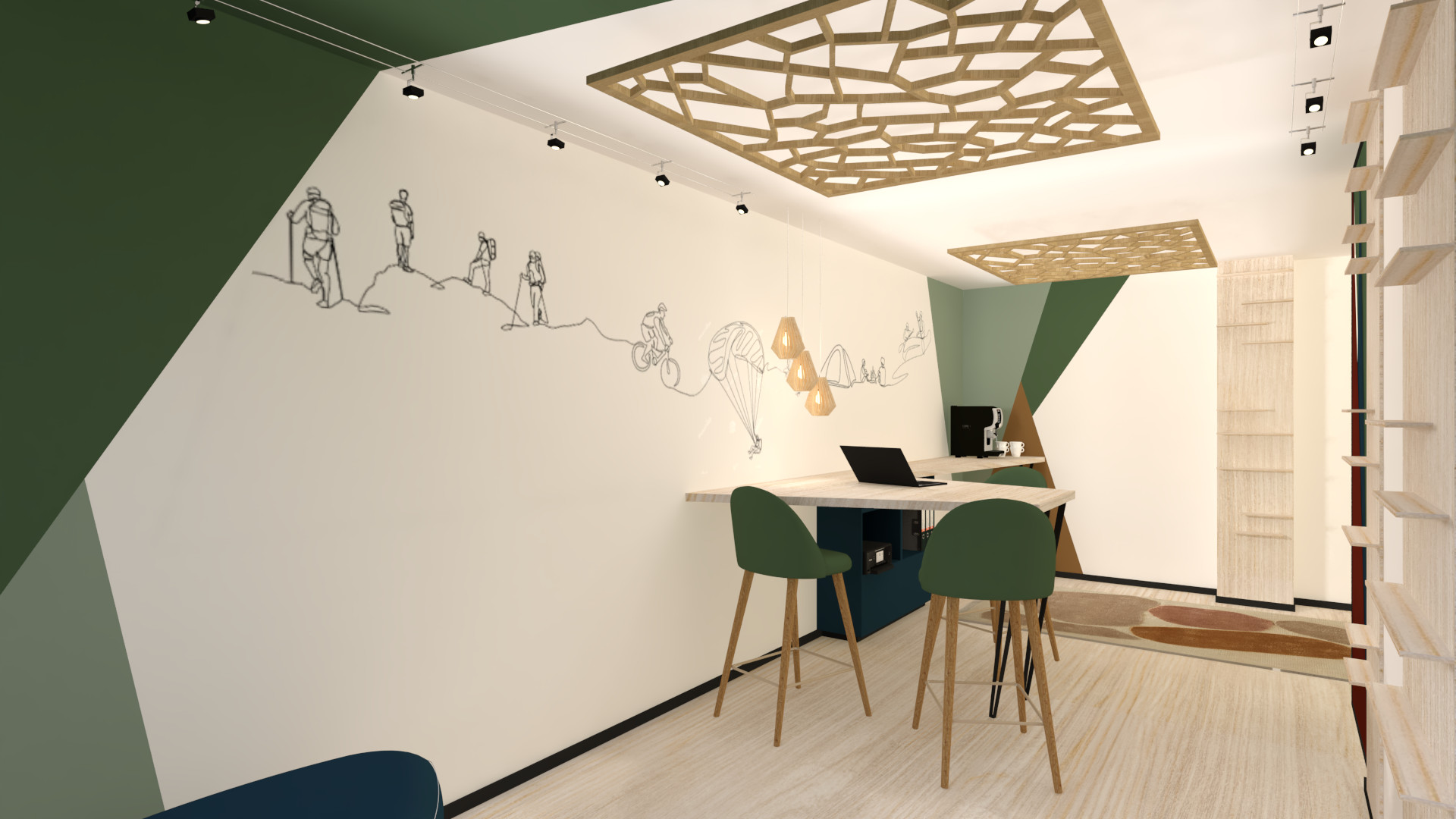 Actualisation et professionnalisation d'une agence commerciale . Loudenvielle (Projet)